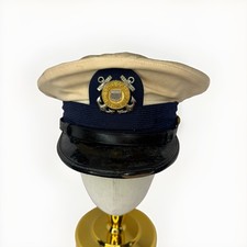 Vinatge United States Coast Guard (USCG) Enlisted Cap Vietnam War Era 70’s-80’s picture