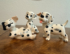 Vintage Enesco Disney Ceramic Dalmatian Figurines Lot of 3 Jolly Lolly Penny picture