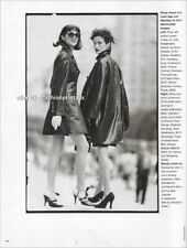 women's Legs ANKLES Feet 1-Page Clipping - ELLE Carolyn Murphy Chandra North picture