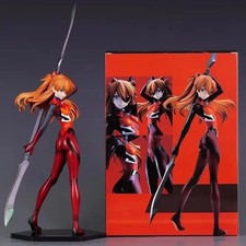 Evangelion Asuka Langley Soryu Battle Dress Anime Figure Collectible Toy picture