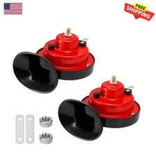 High-Volume 12V Electric Snail Horns - Universal Automotive Speaker Replacement picture