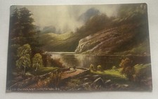 Oilette 1723 Llyn Gwynant North Wales ~  Antique 1900s Postcard picture