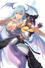 Darkstalkers X Street Fighter #1 Homare Cover Exclusive Morrigan & Juri Variant picture