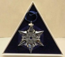 Swarovski Annual 2006 Large Snowflake Star Christmas Ornament With COA In Box picture
