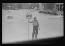 Photo:Findlay Ohio 1930s Railroad Watchman Stop Sign picture