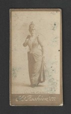 c1880's N664 Tobacco Card - Old Fashion Fine Cut Actresses - Lillian Russell picture