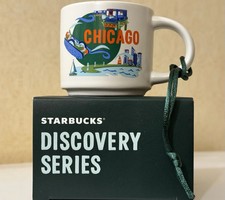 STARBUCKS DISCOVERY SERIES CHICAGO 2 OZ MUG NEW picture
