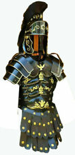 Armor Roman Muscle Armour Jacket with Shoulder & Medieval Helmet picture