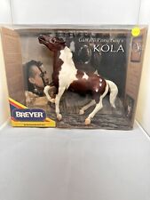 SIGNED Breyer No. 756 GaWaNi Pony Boys KOLA Bay Pinto Semi Rearing Mustang picture