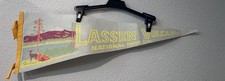 Vintage Lassen Volcanic National Park California Felt Pennant Scenic Souvenir picture