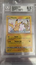 Pokemon Pikachu SM162 Sun & Moon Black Star Promos 2019 EN BGS 8.5 Promo picture