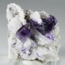 Gorgeous “WINDOW” FLUORITE on QUARTZ - Yaogangxian Mine, Hunan Province, China picture