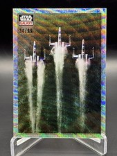 X-Wings - 2023 Topps Chrome Star Wars Galaxy #89 Wave Refractor /99 picture