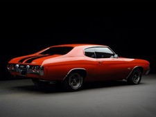 Cars 1971 chevrolet chevelle s s classic Art Print Poster 11x17 picture