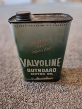VINTAGE Valvoline Outboard Motor Oil 