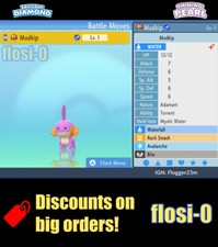 6IV Shiny Mudkip Pokemon Brilliant Diamond and Shining Pearl picture