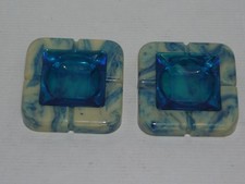 BEAUTIFUL VINTAGE BLUE SWIRL ALABASTER MARBLE 7