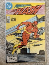 THE NEW FLASH #1 DC COMICS Baron Guice (1987) Bronze Age - Comic - Mint Copy🔥🔥 picture