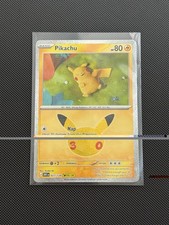 Pokemon TCG 30th Anniversary Pikachu 027/128 Holo (05/30) NM 1 picture