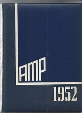 1952 LASELL JUNIOR COLLEGE YEARBOOK, THE LAMP, AUBURNDALE, MASSACHUSETTS picture