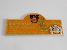 Vintage Automobile Car Grill Badge Sign Grosse Across Deutschland Rally Emblem picture