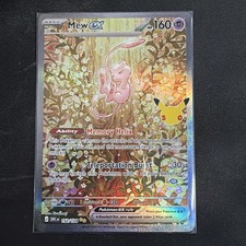 Pokémon TCG Mew EX 30th Anniversary Celebration SIR  152/128 picture