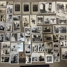 Vintage 1930s-1970s Photos Lot Of 109 Family, Christmas, Farm, Portraits, Babies picture