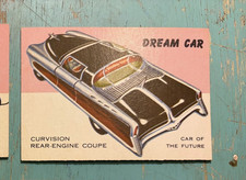 1954 Topps World on Wheels #58 Curvision Dream Car EXMT picture
