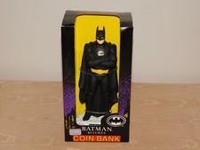 VINTAGE NOS 1991 DC COMICS BATMAN RETURNS COIN BANK NEW OLD STOCK picture