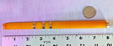 EXTREMLY  RARE CA 1800s, Baltic Amber, 3 section, 18k gold, lady cigar holder. picture