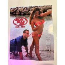 Vintage Real Talk ZZR Radio Poster Unisex 16x20 Multi Excellent picture