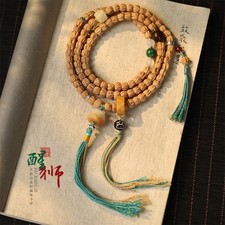 Baixiang Seed 108 Mala 8x7mm Lion Tassel Wenwan Necklace picture
