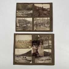 1901 Mauch Chunk PA Flood 9 Original Photos Jim Thorpe Carbon County Courthouse picture