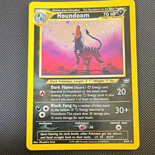 Nintendo Pokémon TCG Neo Revelation Houndoom 8/64 Holo Rare 2000 Stage 1 70HP NM picture