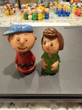 Vintage Peanuts Charlie Brown Peppermint Patty Figures United Feature Syndicate picture