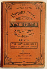 c1876 Visitors Guide Centennial Exhibition Philadelphia 2 Attached Fold Out Maps picture