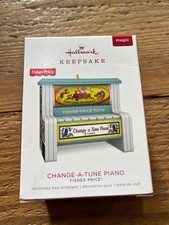 Hallmark Keepsake Ornament 2018 Fisher Price Change-A-Tune Piano Magic Sound picture