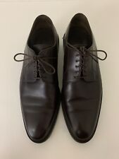 Bally Switzerland Z-Canol Dark Brown Leather Derby Shoe Mens Size US 9.5 EEE picture