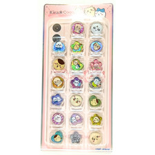 NEW Chiikawa All Characters Kira Coro Ohajiki Sticker Sheet 20pcs Kamio Japan picture
