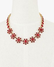 TALBOTS POINSETTIA NECKLACE picture