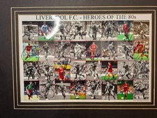 Limited edition 20 of 20 photographic montage Liverpool FC heroes of the 80s  picture