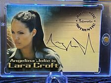 Angelina Jolie as Tomb Raider Laura Croft Auto 2003 Autograph Card picture
