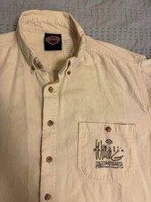 Harley-Davidson Men's 2002 Daytona Bike Week Vintage Button Up Shirt Size Large picture