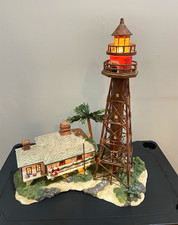 O'Well Harborside Village 2003 Lighthouse Limited Edition Lighted Coastal Decor picture