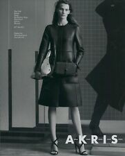 AKRIS Footwear Magazine Print Ad Advert  long legs high heels shoes 2017 picture