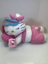 Sanrio Hello Kitty Sleeping Heart eye mask Pillow Large Plush 19” VTG RARE picture