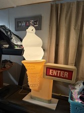 Vintage Dairy Queen Entrance Sign Mold Light Up picture