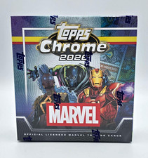 2026 Topps Chrome Marvel Sealed Mega Box Guaranteed Numbered Parallel picture