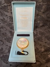 Estée Lauder Golden Classic Limited Edition Cosmetic Compact Mirror w/ Box picture