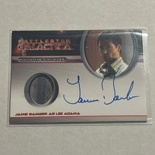 Battlestar Galactica Season 4 Costume Autograph Jamie Bamber Lee 